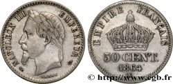 50 centimes Napoléon III, tête laurée 1864 Bordeaux F.188/4 TTB40 