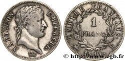 1 franc Napoléon Ier tête laurée, Empire français 1811 Rouen F.205/29