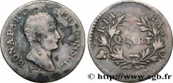 Quart (de franc) Bonaparte Premier Consul 1804 Perpignan F.157/8