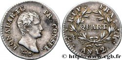 Quart (de franc) Bonaparte Premier Consul 1804 Nantes F.157/9 TTB48 