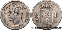 1/4 franc Charles X 1826 Bayonne F.164/5