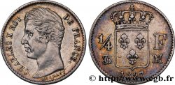 1/4 franc Charles X 1827 Toulouse F.164/16