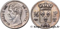 1/4 franc Charles X 1829 Nantes F.164/37