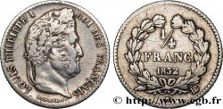 1/4 franc Louis-Philippe 1832 Strasbourg F.166/17