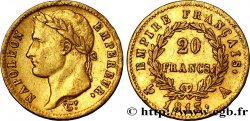 20 francs or Napoléon tête laurée, Empire français 1813 Paris F.516/30