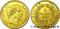 5 francs or Napoléon III, tête nue, grand module 1858 Paris F.501/5 XF48 