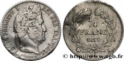 1/4 franc Louis-Philippe 1837 Bordeaux F.166/67