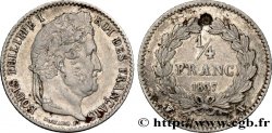 1/4 franc Louis-Philippe 1837 Lille F.166/68 TTB40 