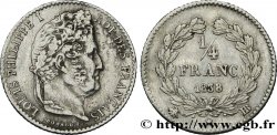 1/4 franc Louis-Philippe 1838 Strasbourg F.166/71