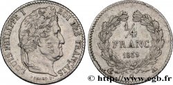 1/4 franc Louis-Philippe 1839 Paris F.166/74 AU50 