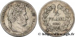 1/4 franc Louis-Philippe 1844 Strasbourg F.166/99