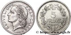 5 francs Lavrillier, aluminium 1945 Beaumont-Le-Roger F.339/4