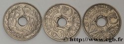 Lot de 3 pièces de 25 centimes Lindauer, maillechort - - F.172/-
