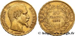 20 francs or Napoléon III, tête nue 1858 Paris F.531/13