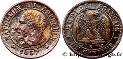 Un centime Napoléon III, tête nue 1857 Bordeaux F.102/36