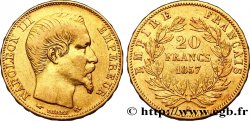 20 francs or Napoléon III, tête nue 1857 Paris F.531/12 TTB45 