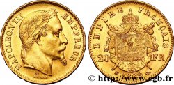 20 francs or Napoléon III, tête laurée 1869 Strasbourg F.532/21 TTB50 