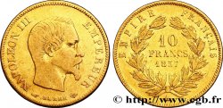 10 francs or Napoléon III, tête nue 1857 Paris F.506/4 TTB40 