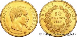 10 francs or Napoléon III, tête nue 1857 Paris F.506/4 TTB45 