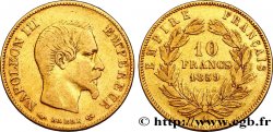 10 francs or Napoléon III, tête nue 1859 Paris F.506/7 TTB40 