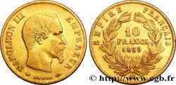 10 francs or Napoléon III, tête nue 1859 Strasbourg F.506/8 TTB40 