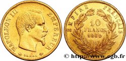 10 francs or Napoléon III, tête nue 1860 Strasbourg F.506/11 TTB45 
