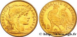 10 francs or Coq 1901 Paris F.509/5 TTB45 