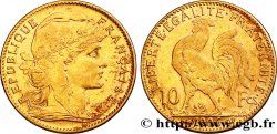 10 francs or Coq 1906 Paris F.509/7 TTB45 