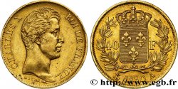 40 francs or Charles X, 2e type 1830 Paris F.544/5