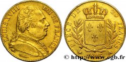 20 francs or Louis XVIII, buste habillé 1815 Paris F.517/10 TTB48 