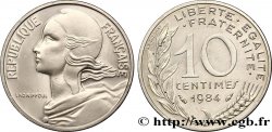 Piéfort argent de 10 centimes Marianne 1984 Pessac F.144/24P