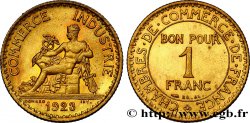 1 franc Chambres de Commerce 1923 Paris F.218/5 SUP60 
