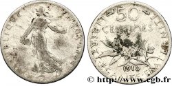 50 centimes Semeuse 1910 Paris F.190/17