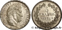 5 francs Ier type Domard, tranche en relief 1831 Toulouse F.320/9