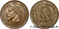 Cinq centimes Napoléon III, tête laurée 1862 Bordeaux F.117/9