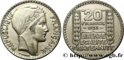 20 francs Turin, rameaux courts 1933  F.400A/1