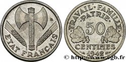 50 centimes Francisque, lourde 1942  F.195/3