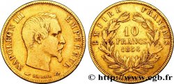 10 francs or Napoléon III, tête nue, grand module 1856 Paris F.506/3