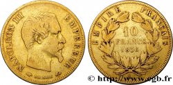10 francs or Napoléon III, tête nue, grand module 1856 Paris F.506/3