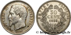 50 centimes Napoléon III, tête nue 1858 Paris F.187/9