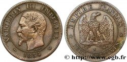 Deux centimes Napoléon III, tête nue 1854 Lille F.107/18