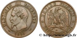 Deux centimes Napoléon III, tête nue 1855 Paris F.107/19