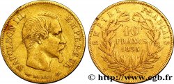 10 francs or Napoléon III, tête nue 1855 Paris F.506/1