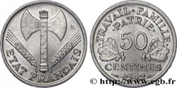 50 centimes Francisque, lourde 1942  F.195/3