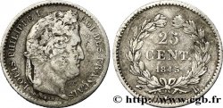 25 centimes Louis-Philippe 1845 Rouen F.167/1