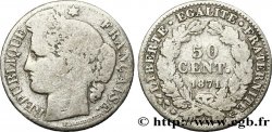 50 centimes Cérès, IIIe République 1871 Paris F.189/1