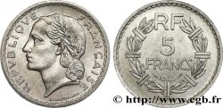 5 francs Lavrillier, aluminium, 9 ouvert 1945  F.339/3