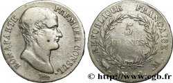 5 francs Bonaparte Premier Consul 1804 Toulouse F.301/20