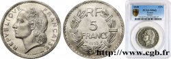 5 francs Lavrillier, nickel 1938  F.336/7