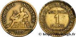 1 franc Chambres de Commerce 1920 Paris F.218/2